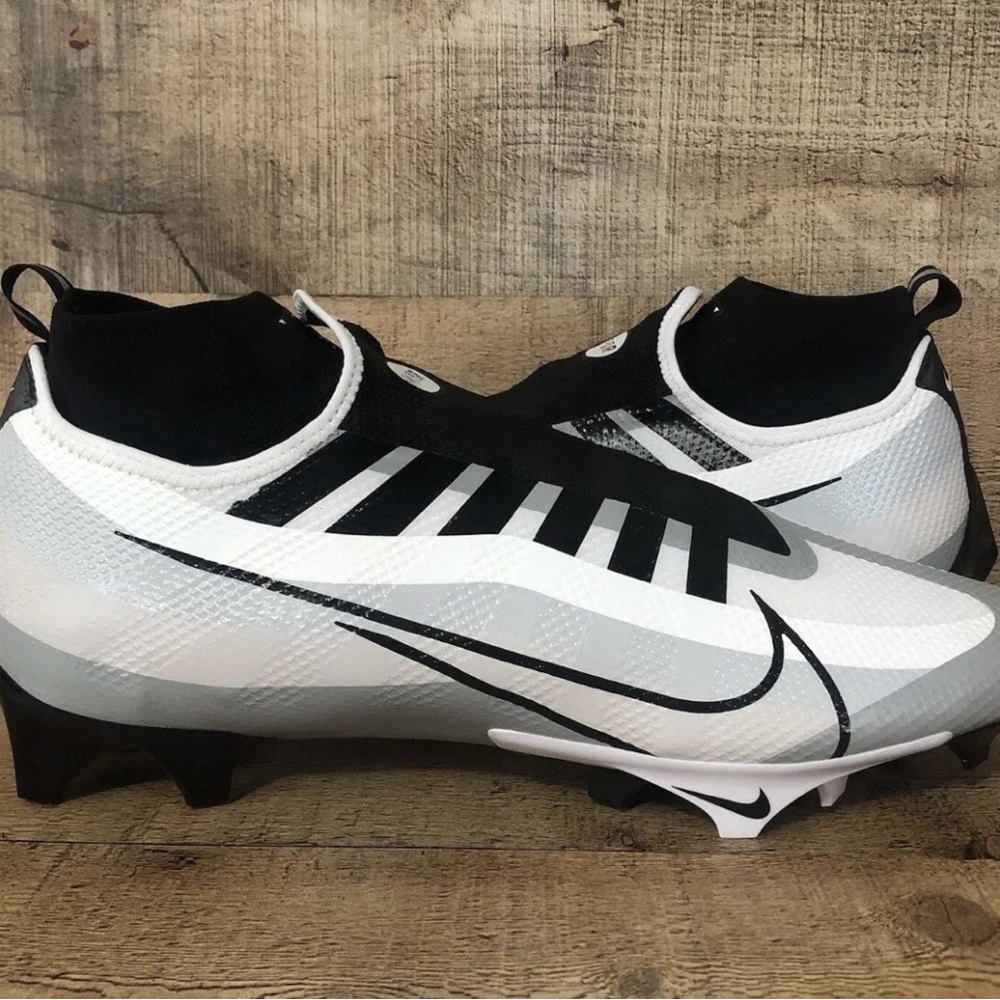Nike Vapor Edge Pro 360 Football Cleats White Black DQ3670-100 men size 13 NEW - Picture 5 of 6